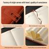 Faux Leather Buckle Cover Notebook - Business Meeting Minutes Organizer