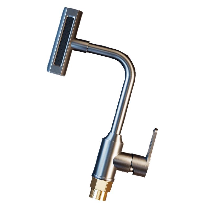 Huijia Stainless Steel Pull-Out Kitchen Faucet