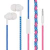 URIZONS Colored Knitted Yarn 3.5mm Wired Earphones - Wired In-Ear Earphones, Retractable, Dirt-Resistant, 3.5mm Round Hole for Kids and