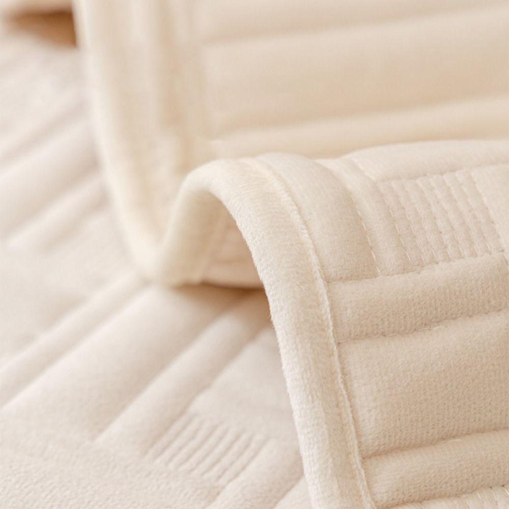 Weaving Pattern Crystal Velvet Sofa Cushion Warm Wearproof Sofa Seat Cover Cloth Nordic Style Non-Slip Sofa Towel Living Room