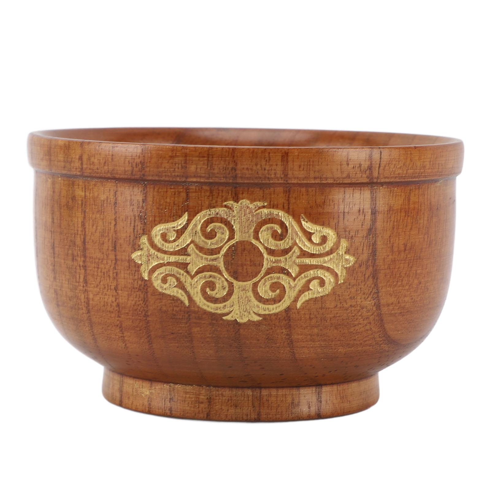 

Миска Кислое дерево ююба Ручная работа Защита от ожогов Классическая миска для риса для еды Молочный чай Суп Серебристый L(for 6.5-9kg) золотой