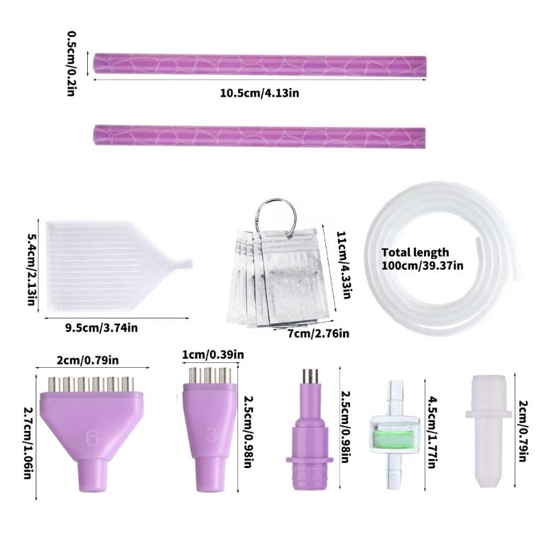 Vakuumpärlspenna Ersättningsset Med Automatisk Upphämtning Flera Spetsar Verktyg För Strass Konst Hantverk