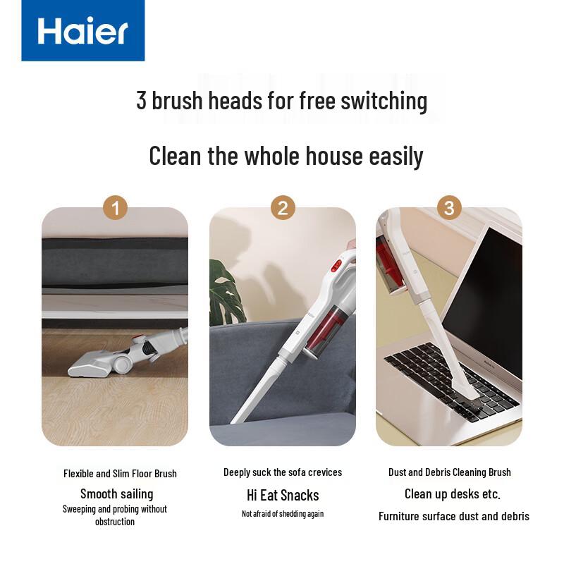 HAIER 2-in-1 Corded Handheld & Stick Vacuum