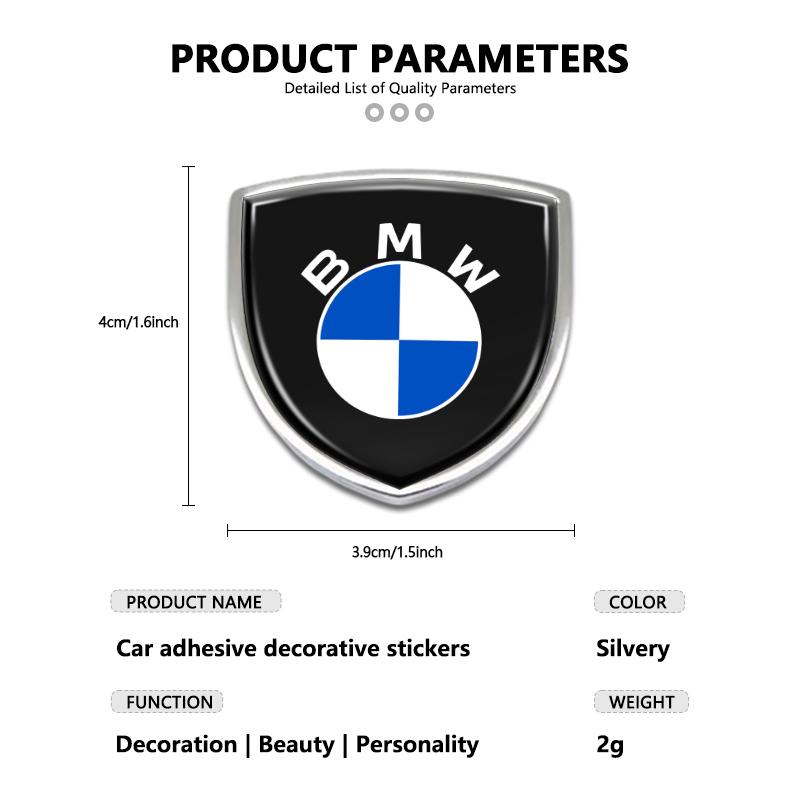3D Metal Car Styling Sticker Emblem Badge Decals Automobiles For BMW M Sport M2 M3 M4 M5 M6 E46 E90 E60 F10 F20 E87 X3 X6