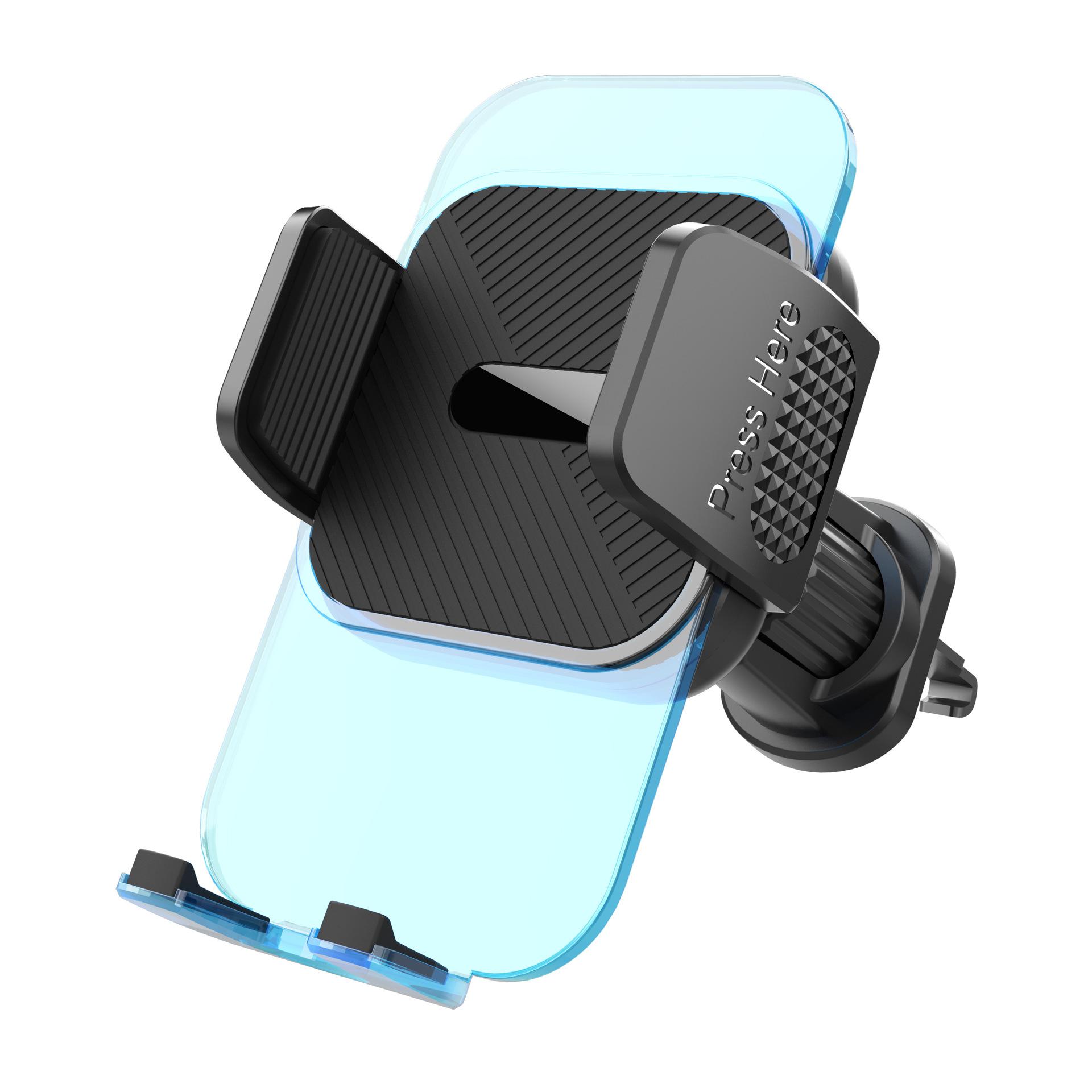 

Car mobile phone holder out of trend buckle type 360 degree rotation navigation car vent mobile phone holder небо синє кольору