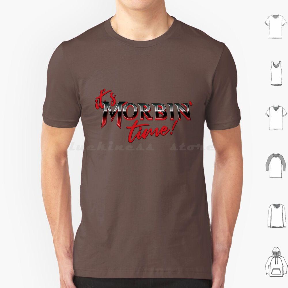 „It’s Morbin Time V1“ T-Shirt, Größe 6XL, Baumwolle, cooles T-Shirt, Meme-Film, Morbin, Morb, Vampir, Superheld, Morbius, Internet