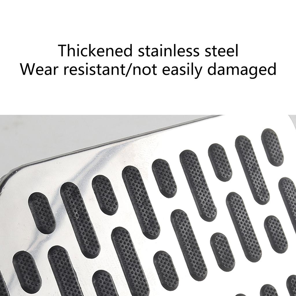 Steel Car Pedals Anti Slip Footrest Easy Installation Pedal Interior Upgrades for Enhances Driving Safety & Interior