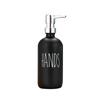 16.9oz Glass Lotion & Soap Dispenser - 500ml Refillable Bottle