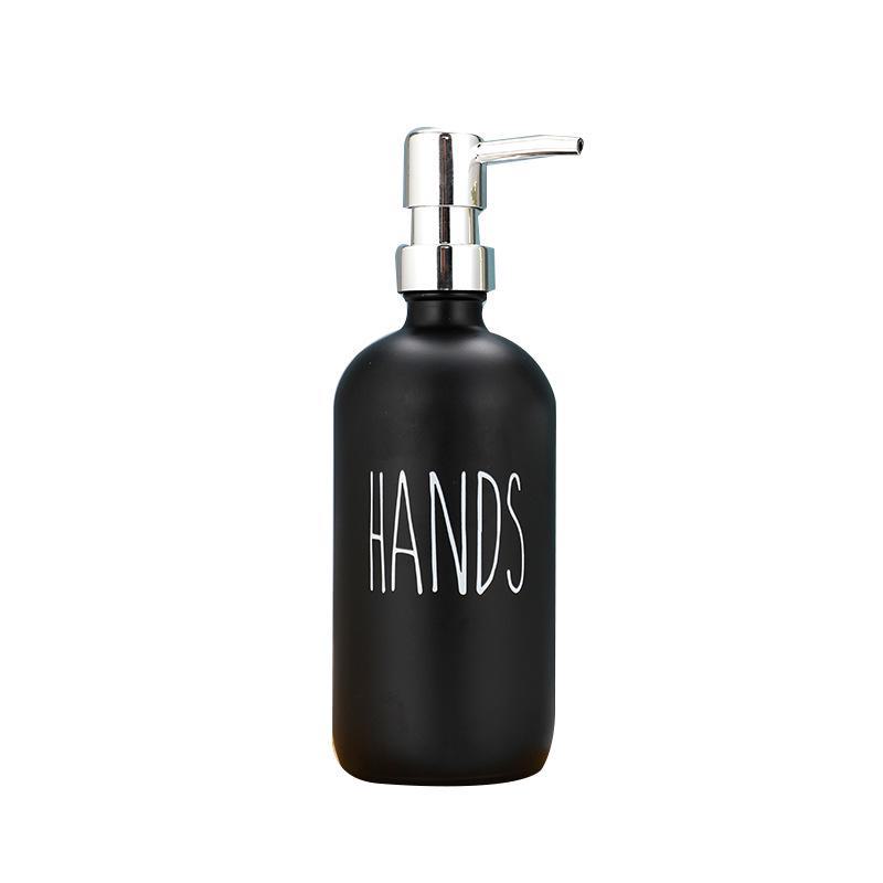 16.9oz Glass Lotion & Soap Dispenser - 500ml Refillable Bottle