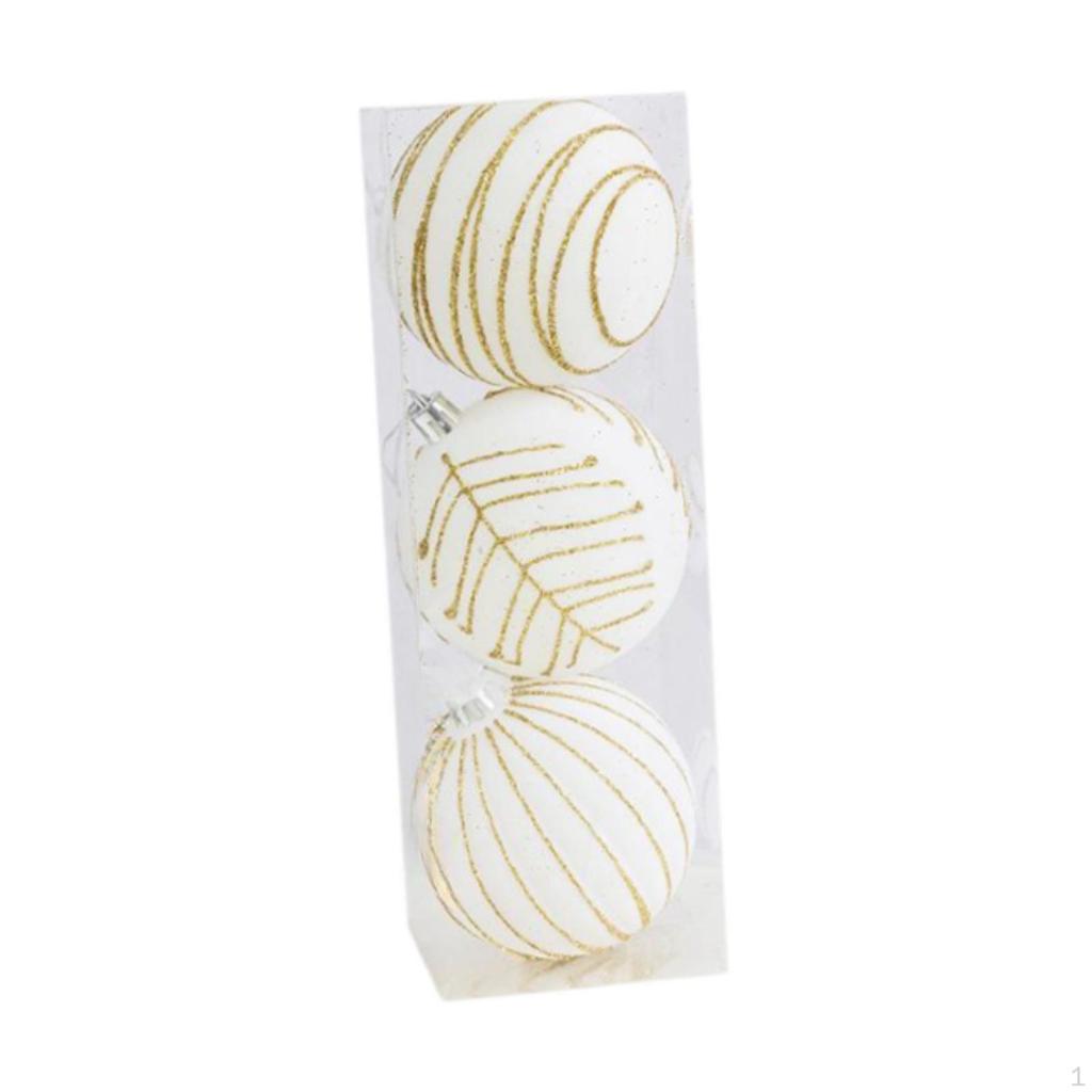 3 Pack of Xmas Tree Hanging Ornaments for Celebrations And Events