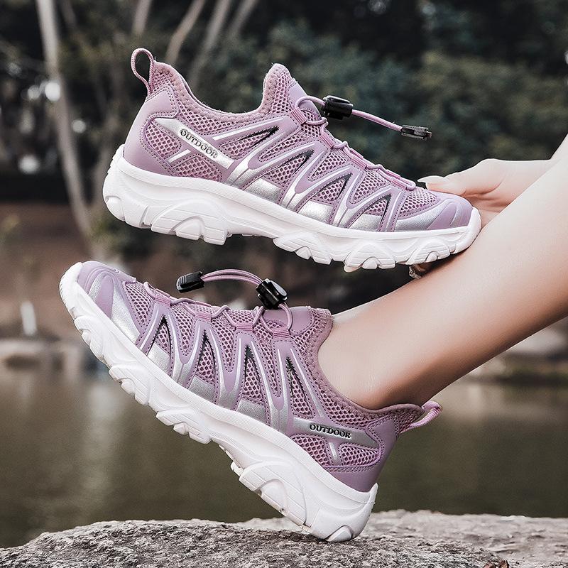 New Large Size Outdoor Travel Couple Shoes Men's Shoes Women's Shoes Low-top Hiking Shoes