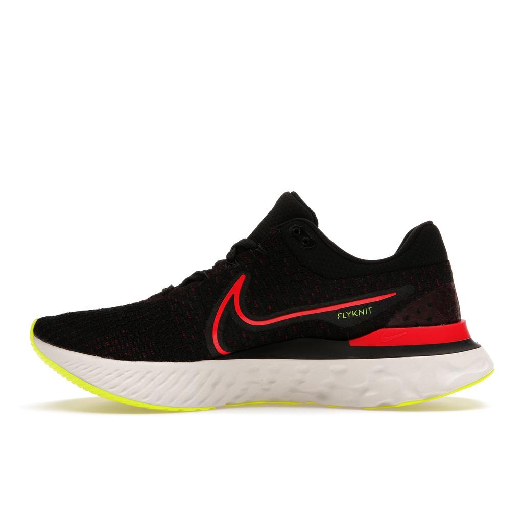 Nike React Infinity Run Flyknit 3 Schwarz Sirenrot Herren Sneaker Teamrot-Volt DH5392-007