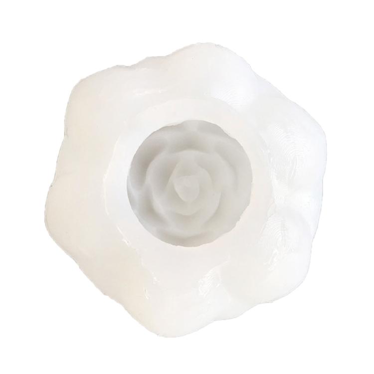 Moules en Silicone en Forme de Fleur pour Résine Époxy Bougie Faite Main Décoration de Maison Démoulage Facile Moule à Savon en Silicone