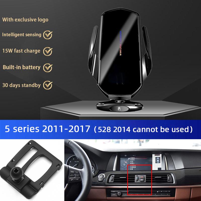 Car Mobile Phone Holder For BMW 1 2 3 5 7 Series X1 X2 X3 X4 X5 X6 X7 5GT 3GT I3 I4 MINI Wireless Charger Fast Charging Bracket