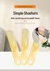 Compact Plastic Shoe Horn - Travel-Friendly Imitation Cow Horn