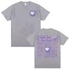 Kai Azer I Love You Powerless Book Scroll Romantic Tshirt 2026 Summer Mens Womens Luxury Hiphop Street Y2K Cotton Tshirt
