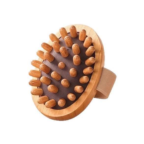 Meridian Massage Belt: Acupoint Brush for Muscle Relief, Fatigue Reduction, Leg Slimming, Stomach & Waist Toning.