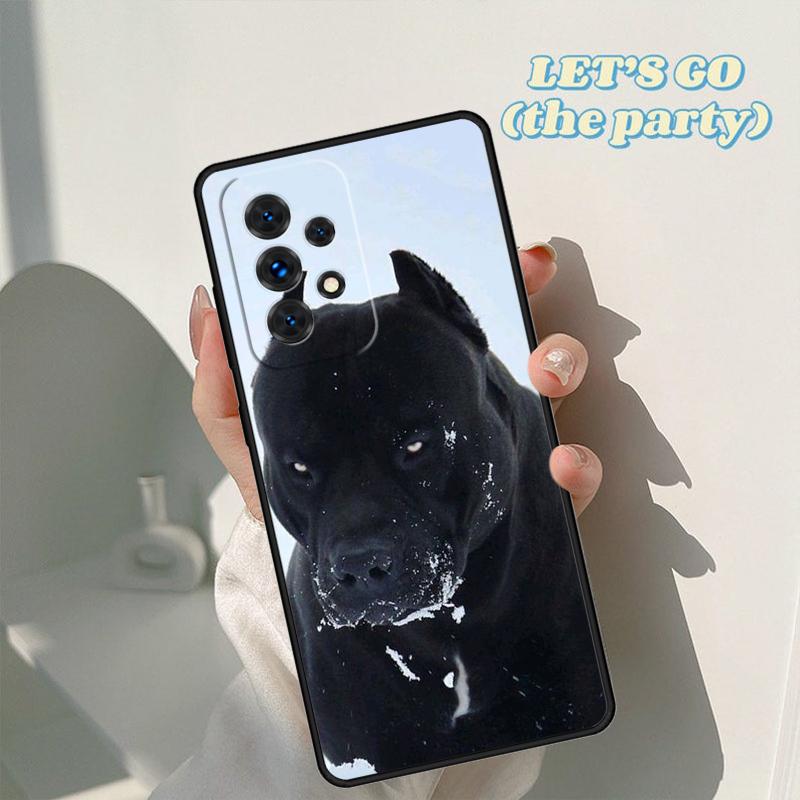 Pitbull Dog Phone Case For Samsung Galaxy A42 A31 A40 A51 A71 A32 A80 A91 A52 A72 A73 A20e A21S A50 A70 A11 A12 Cover