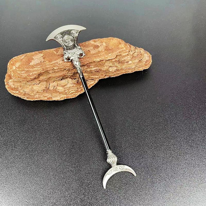 Mini Katana Cosplay Fake Sword Replica, Weapon Decoration Swords Prop, Chinese Metal, Miniature Desk Accessories Retro Toy Knife