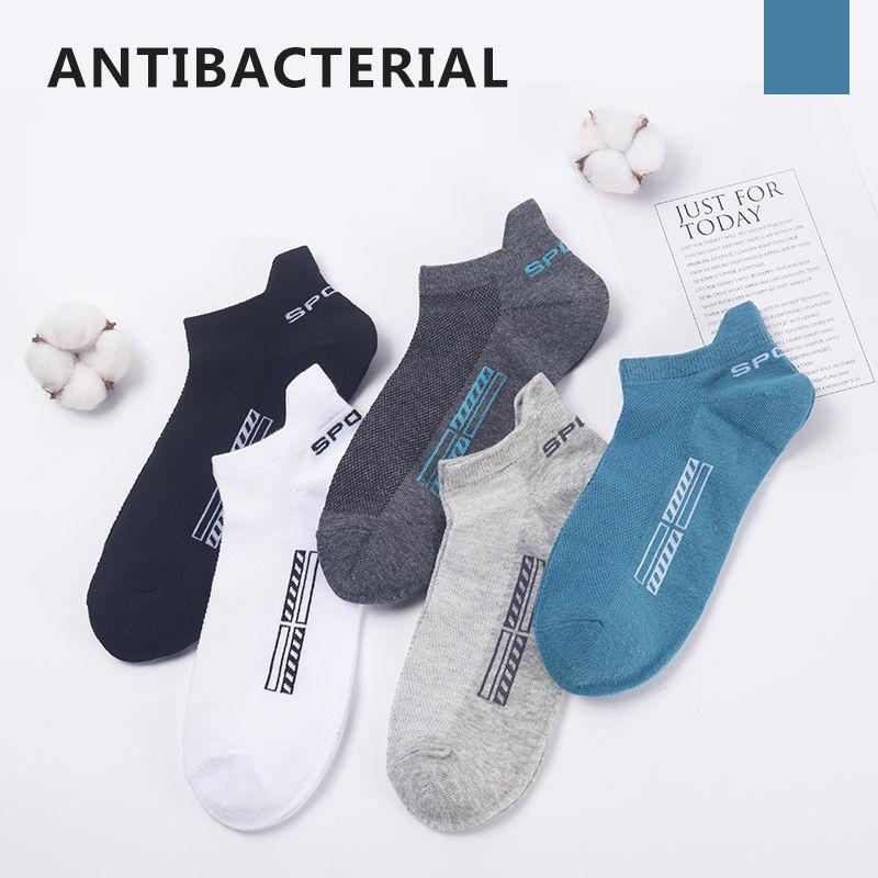 10 Pairs High Quality Men Socks Breathable Cotton Sports Boat Sock Mesh Casual Athletic Summer Thin Cut Short Sokken Size 38-45