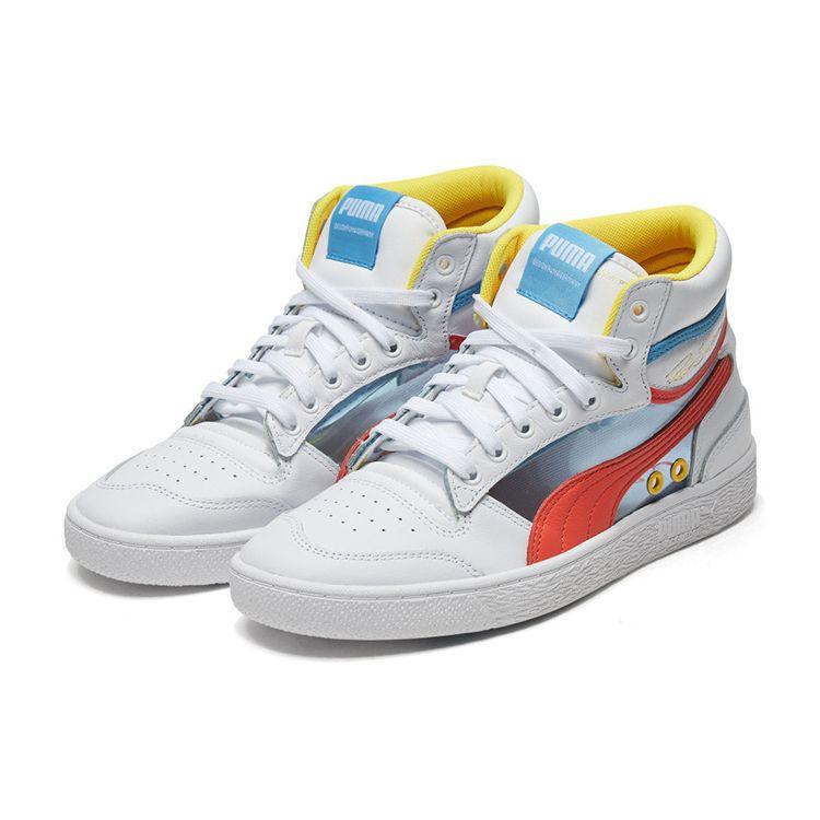 Puma Ralph Sampson Mid Glass Unisex White Mid Top Sneakers 371582-02
