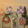 Cross-border Pine Needle Christmas Wreath Garland for Hotels & Malls