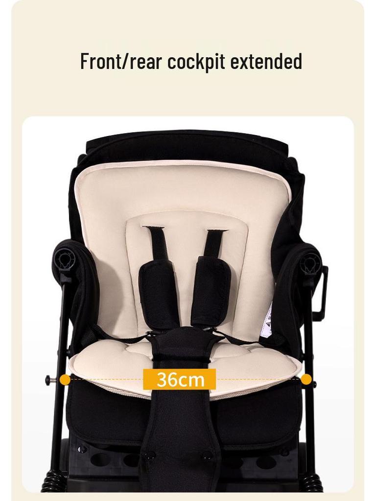 Koobaby Twin Lightweight Foldable Double Stroller for Infants and Toddlers