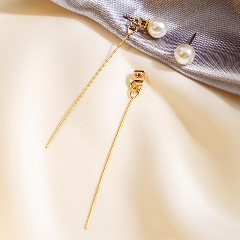 Heart Round Imitation Pearl Butterfly Leaf Tulip Flower Drop Earrings Women Wedding Geometry Jewelry Trend Creative Accessories
