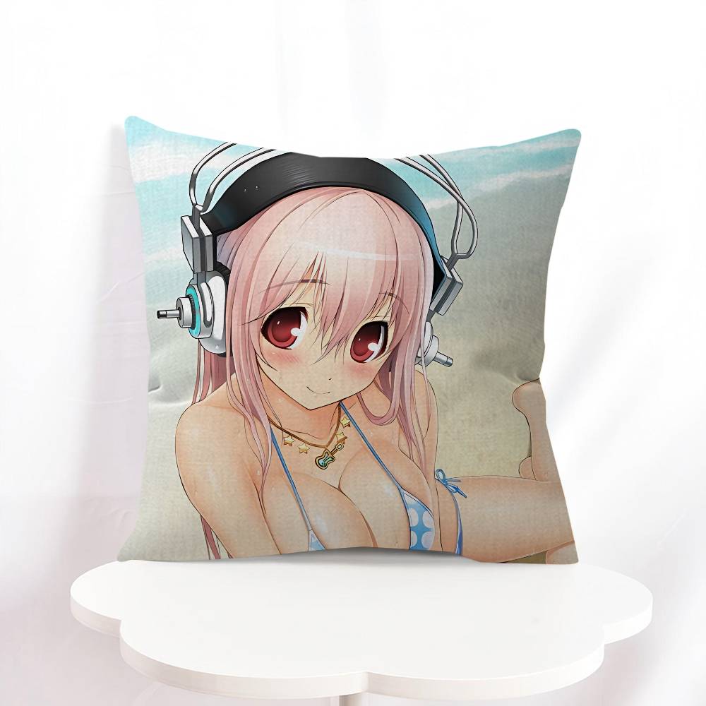 S-Super S-Sonico Kissenbezüge Heim Bettwäsche Dekorative Kissenhülle Hochzeit Superweicher Kissenbezug