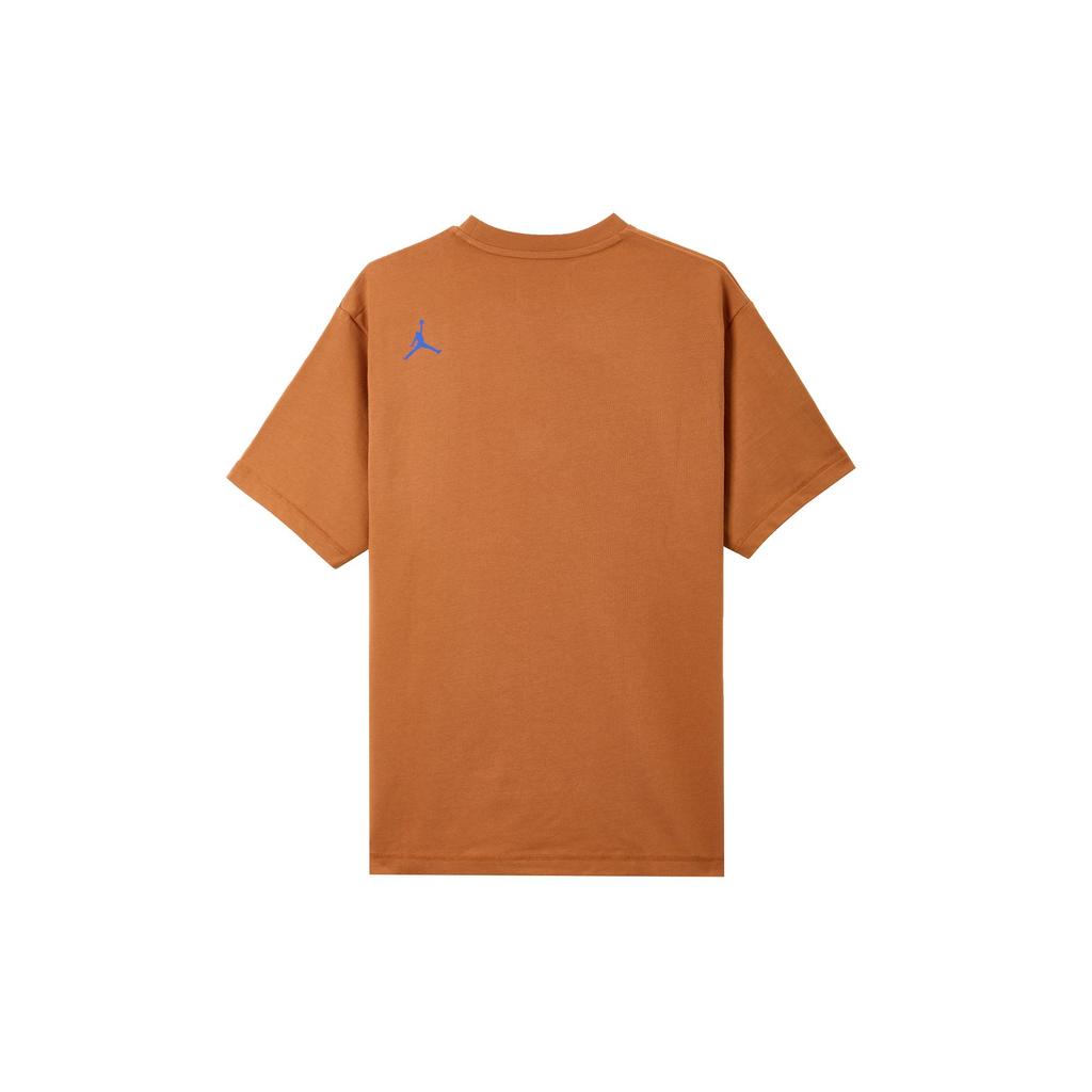 Jordan T-shirts Homme Marron Col Rond Coupe Droite Modérée DM3216-220