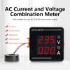 CH-72VA Volt Amp Mete AC 50-500V Digital Voltammeter Voltmeter Ammeter LED Dual Gauge Volt Current Meter Voltage Amp Tester