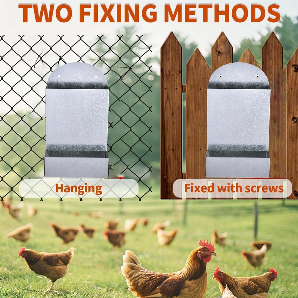 Automatischer Nachfüll-Futtertrog für Geflügelfuttertröge