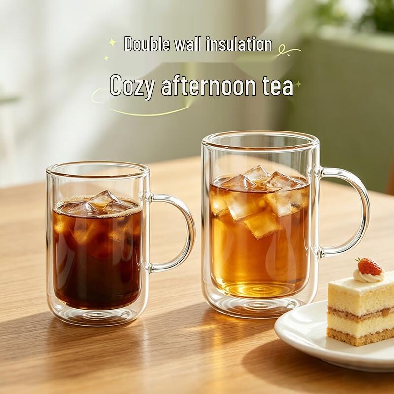 WEIMINGNUO High Borosilicate Glass Mug with Handle