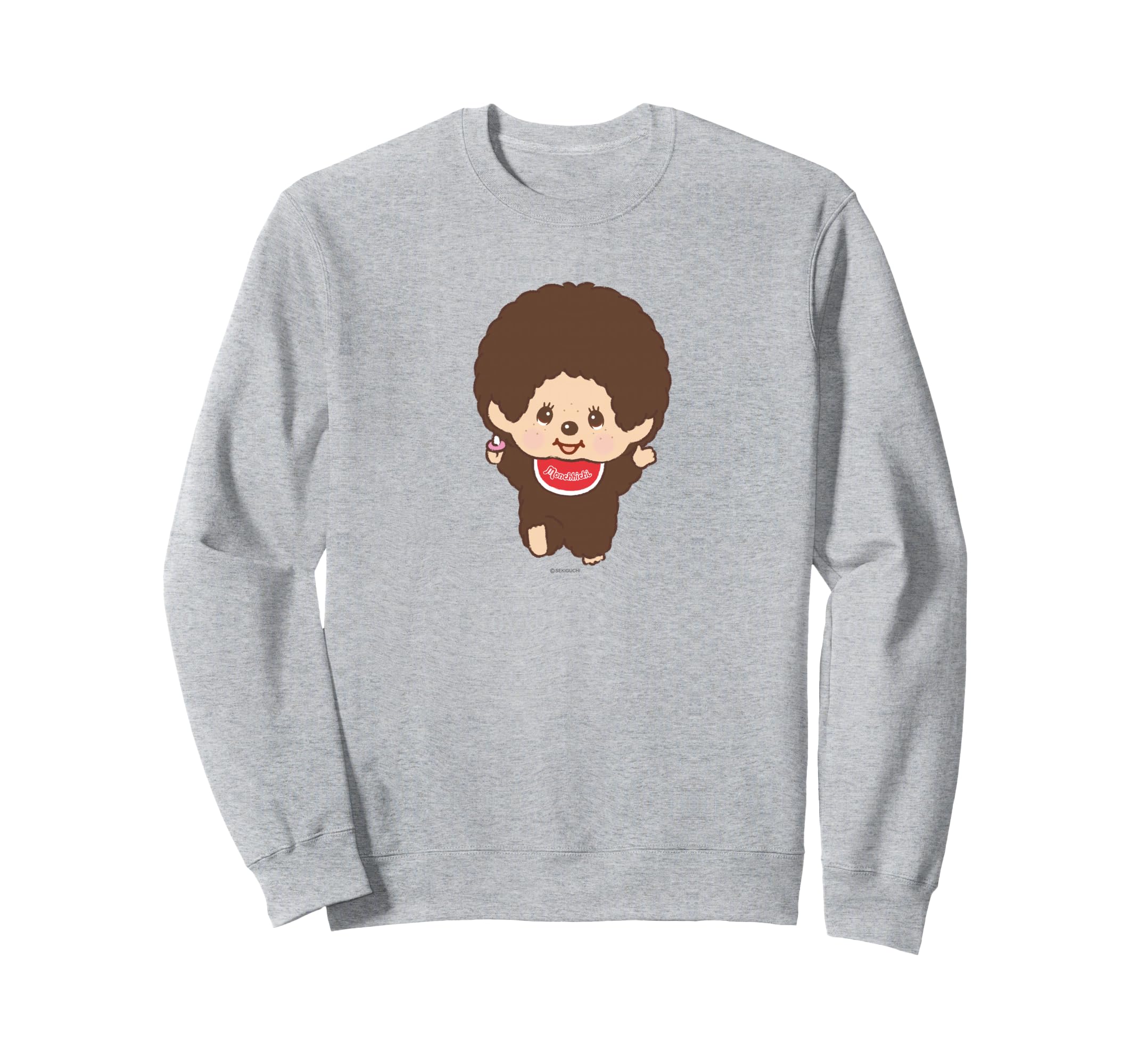 Графический свитшот Monchhichi чёрный