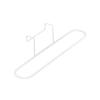 Holder/Hanger For Kitchen Towel/Cloth, White, Metal