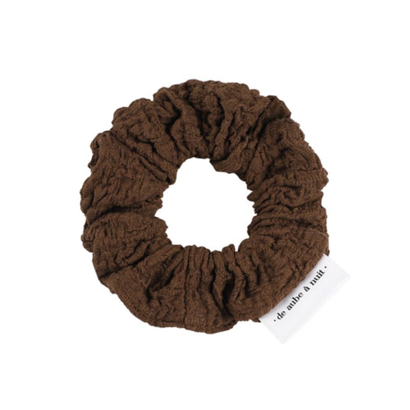 Aube Nuit Aube Nuit New Wrinkle Brownie Hair Scrunchie S