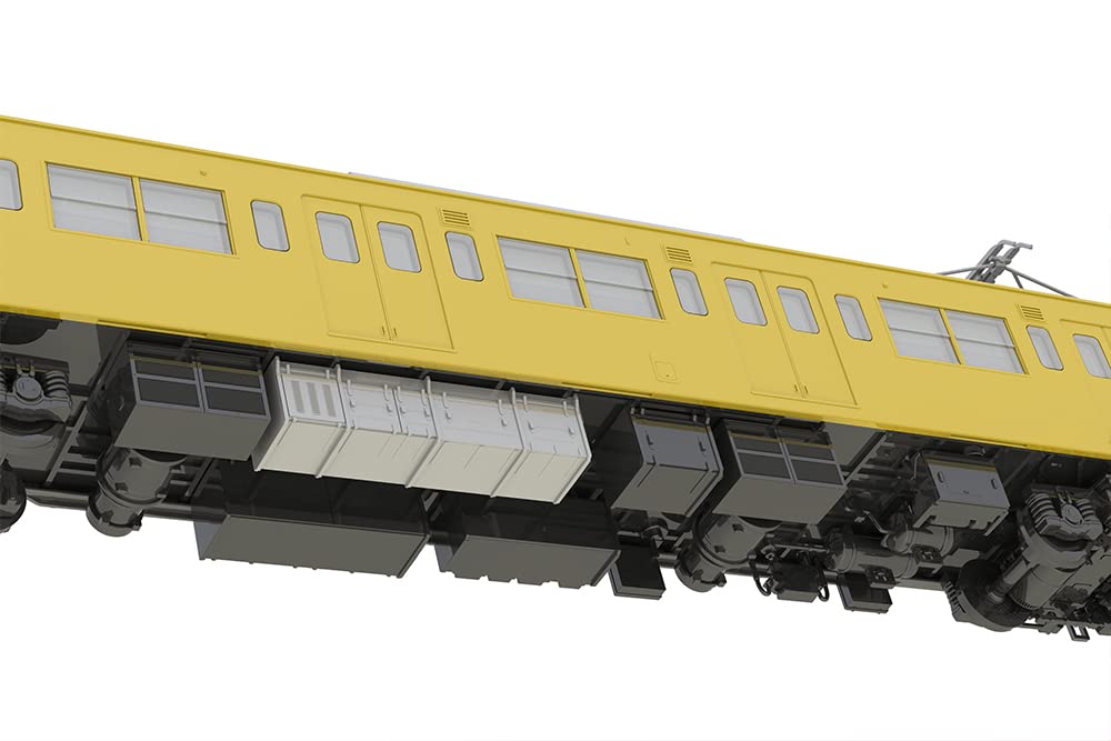PLUM JR East 201 Series DC Train Local Line Moha 200 Display Model Unpainted Assembly Plastic Kit PP130 1/80 Chuo-Sobu 201/Moha