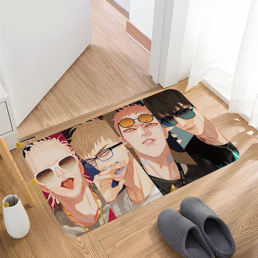 

19 Days-S Bathroom Mat Kids Room Bedroom Decoration Balcony Anti-Slip Doormat Living Room Welcome Rug 40x60cm