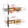 1 Set Zinc Alloy Door Locks European Style American Outdoor Door Lock Villa Entrance Door Large Handle Anti-theft Lock with Key