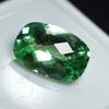 Bluish Green Natural Sapphire Cushion 10.68 Ct Fabulous Certified Gemstone