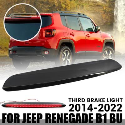 Vysoké 3. třetí brzdové brzdové světlo High Mount Lampa pro Jeep pro Renegade B1 BU 2014-2022