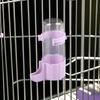Transparent Visibility Dual-use Bird Feeder Plastic Bird Hanging Drinking Fountain  Rutin Chicken