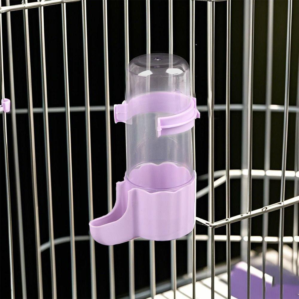 Transparent Visibility Dual-use Bird Feeder Plastic Bird Hanging Drinking Fountain  Rutin Chicken