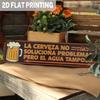 Retro Metal Wall Art for Home Office Beer Bar Decor