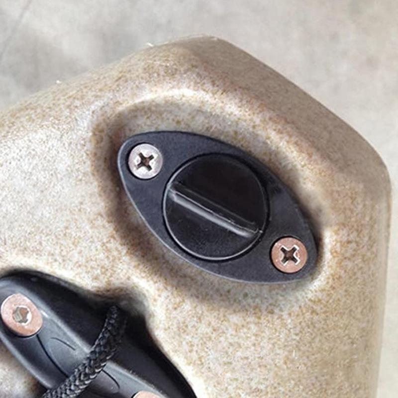 Universal Standards Self Retaining Black Nylon Marine Boats Yacht Drain Plug Kayak Hull Transom Bung Replacement