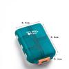 Portable Mini Pocket Pill Box 10 Compartment Small Pill Box Weekly Travel Pill Box Plastic Storage Box
