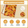 XCHI Fall Maple Leaves Pinecone Table Runner Table Decoration for Kitchen Dining Dinner Autumn Home Decor 13x72 Inch
