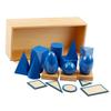 Geometric Solids & Shapes Montessori Educational Kit for Early Learning