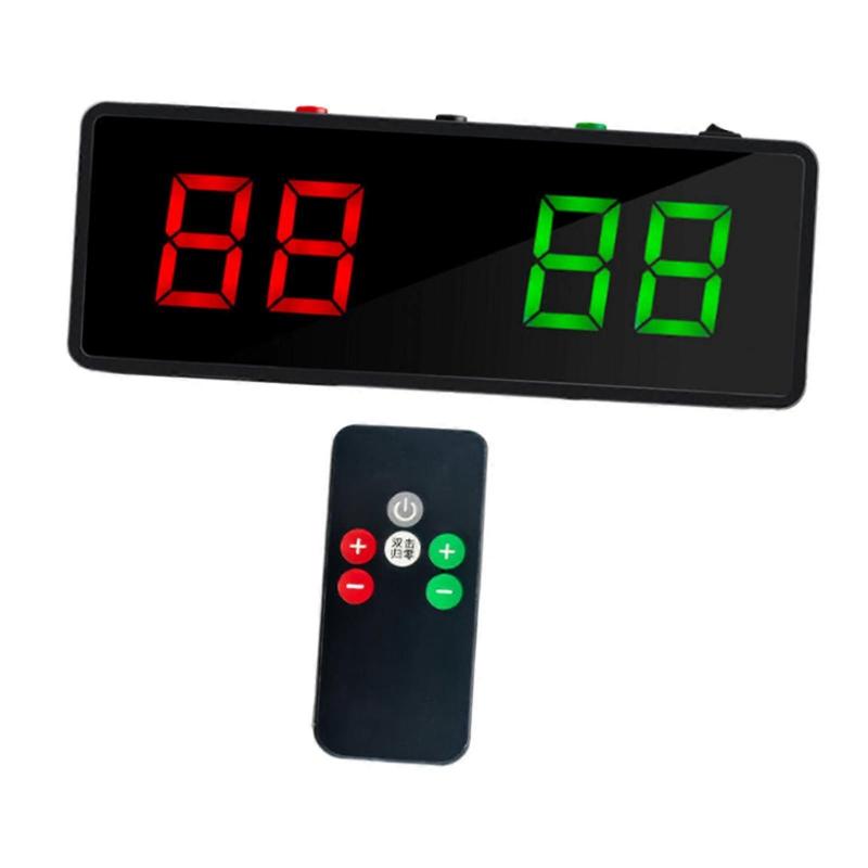 לוח ניקוד אלקטרוני ביליארד ל-26x9.5x3 ס"מ יציב עם שלט רחוק