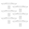 Yousheng 6/12/15/24/25/30/35/50/60Pcs Floating Floral Arrangement Holder Clear Floating Flower Display Stand Hydroponics Water Planting Flower Bowl